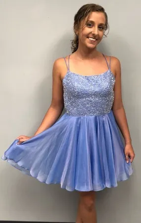 Beaded Homecoming Dresses,Short Prom Dresses,Dance Dress BP364