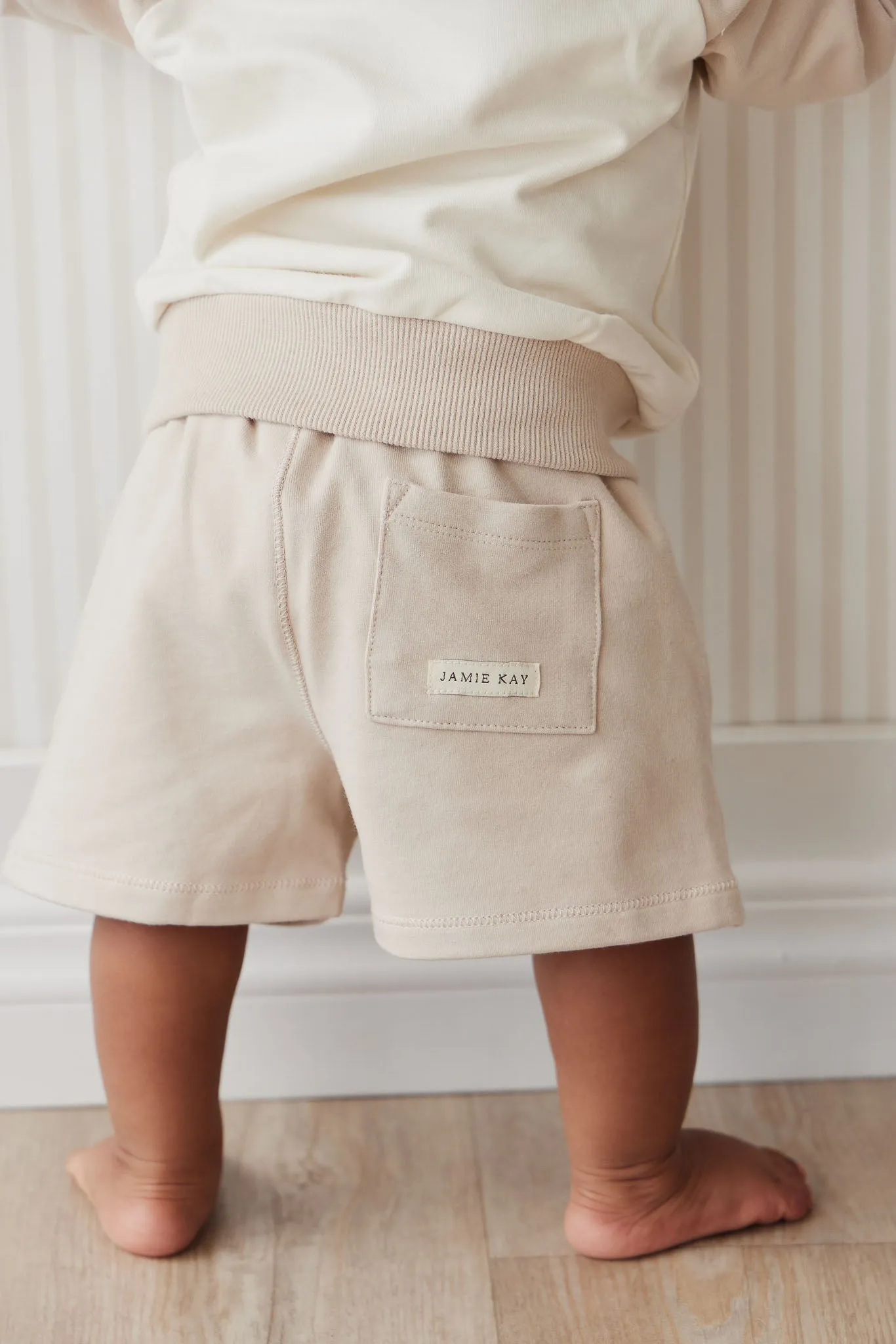 Organic Cotton Jalen Short - Soft Sand