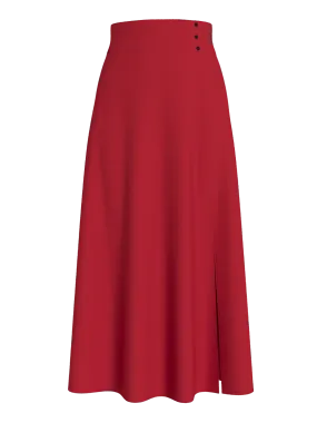 VIZUGI Long Skirt - Tomato